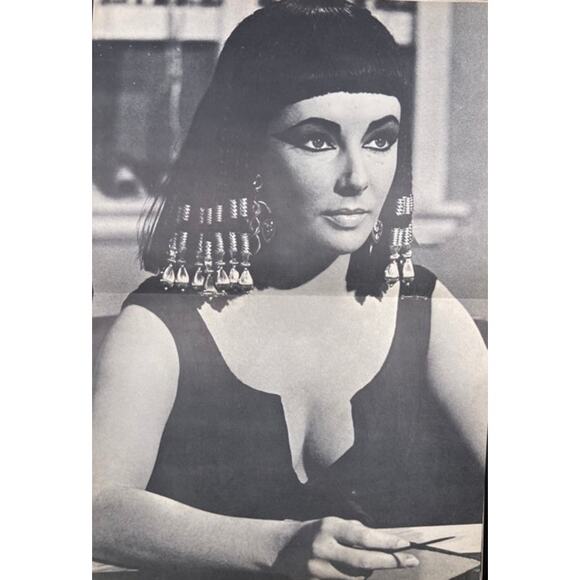 RARE 1963 UK Meet Elizabeth Taylor Magazine Book Cleopatra, National Velvet Liz - Picture 6 of 8